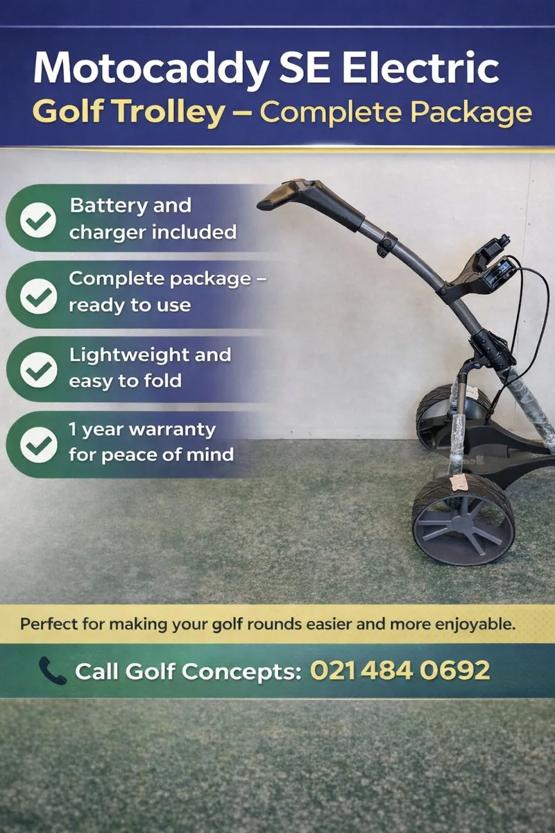 Motocaddy SE at Golf Concepts