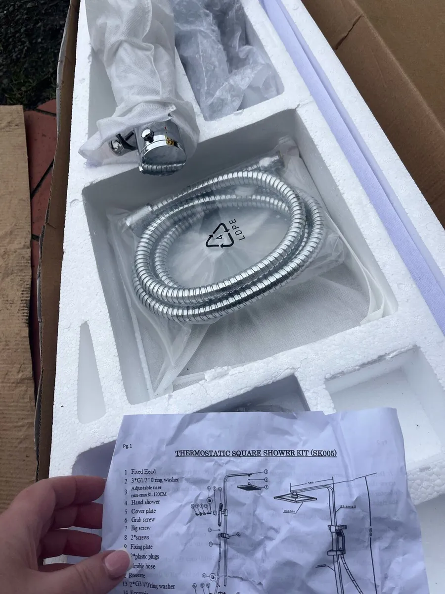 Square shower head kit - Image 2