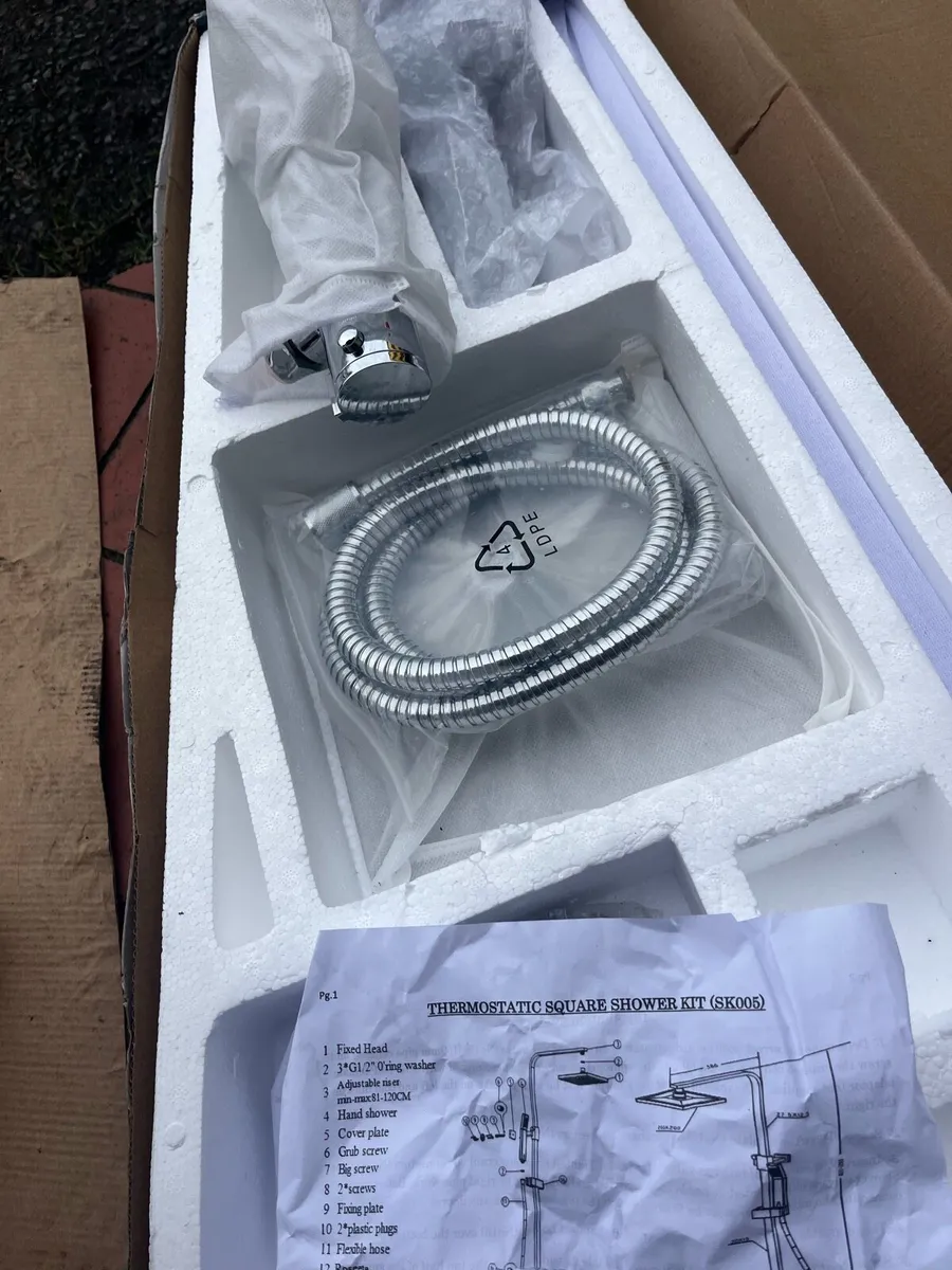 Square shower head kit - Image 3