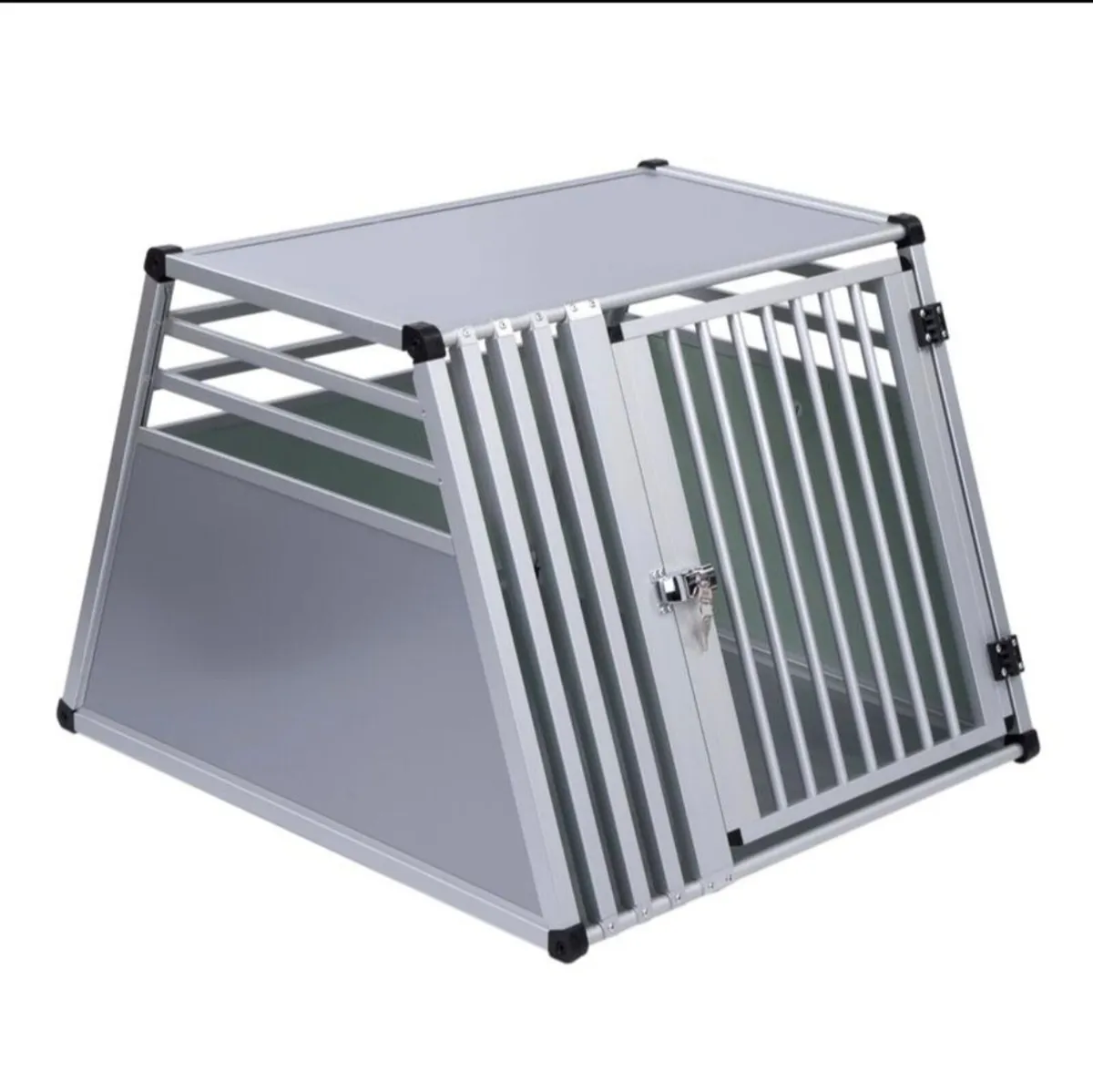 Aluminium dog transport crate - Image 3