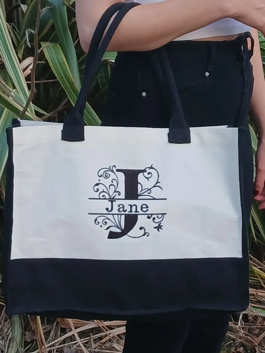 Embroidered Tote Bags - Image 1