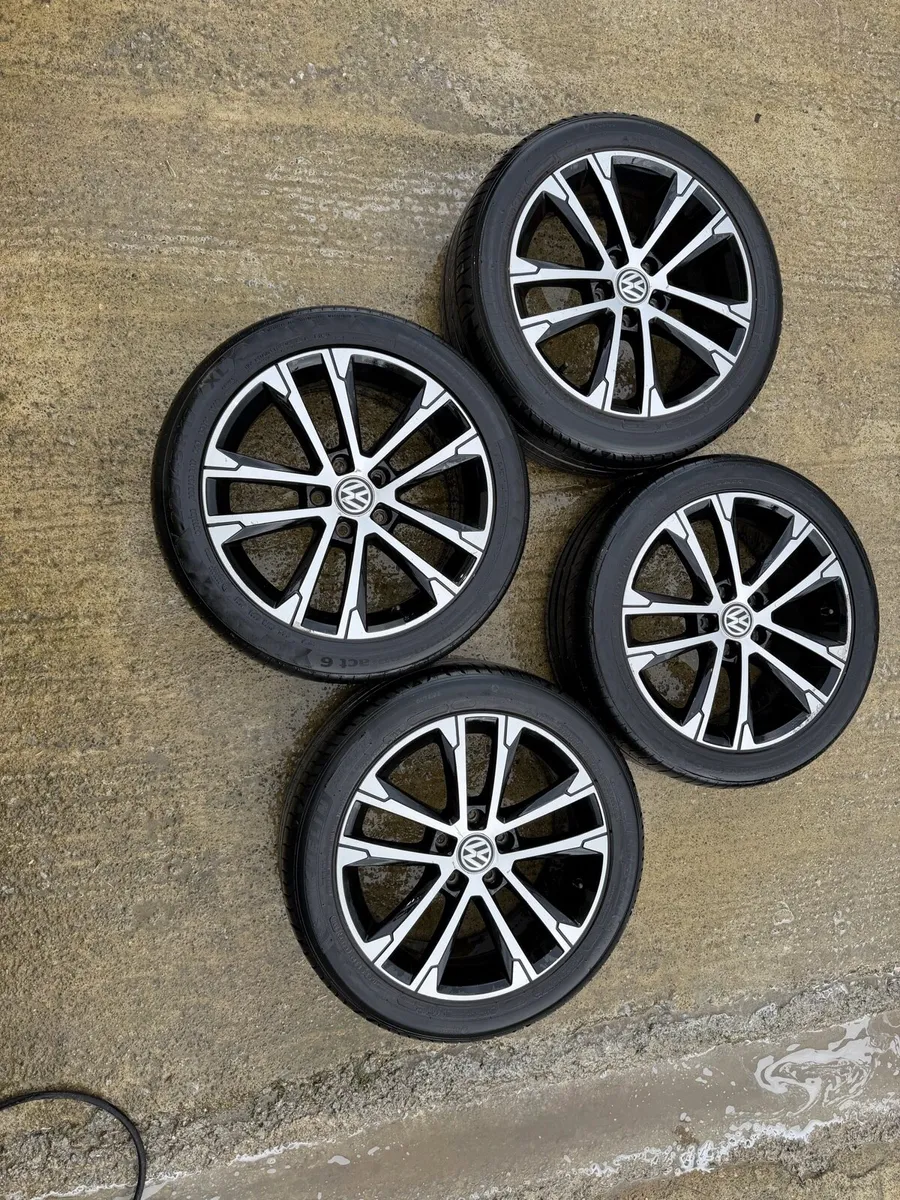 VW 17” Alloy Wheels with Tyres – Set of 4 - Image 1