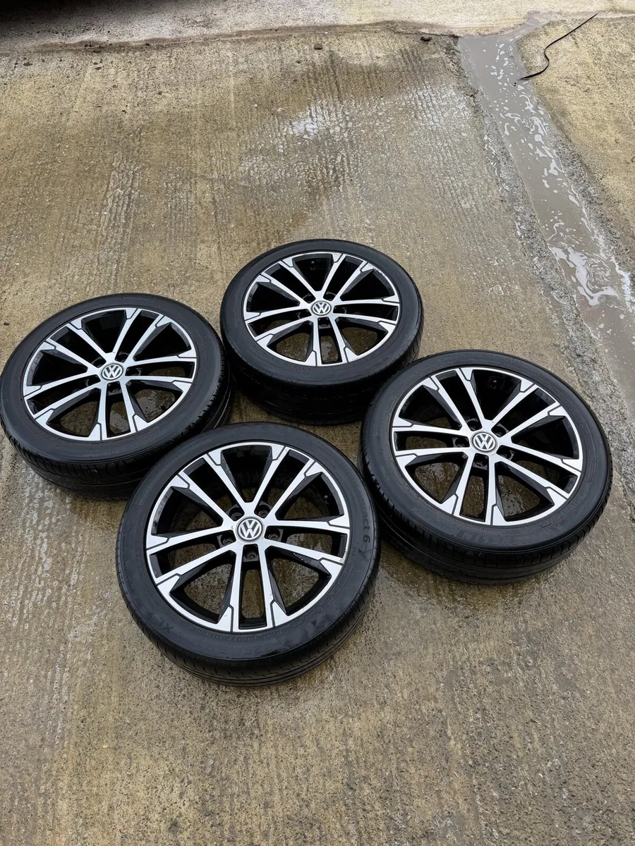 VW 17” Alloy Wheels with Tyres – Set of 4 - Image 2