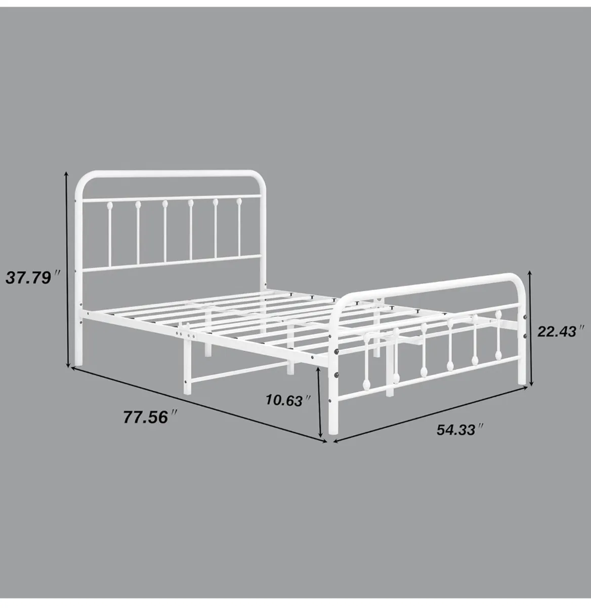 Double Bed Frame with Headboard and Footboard - Image 2