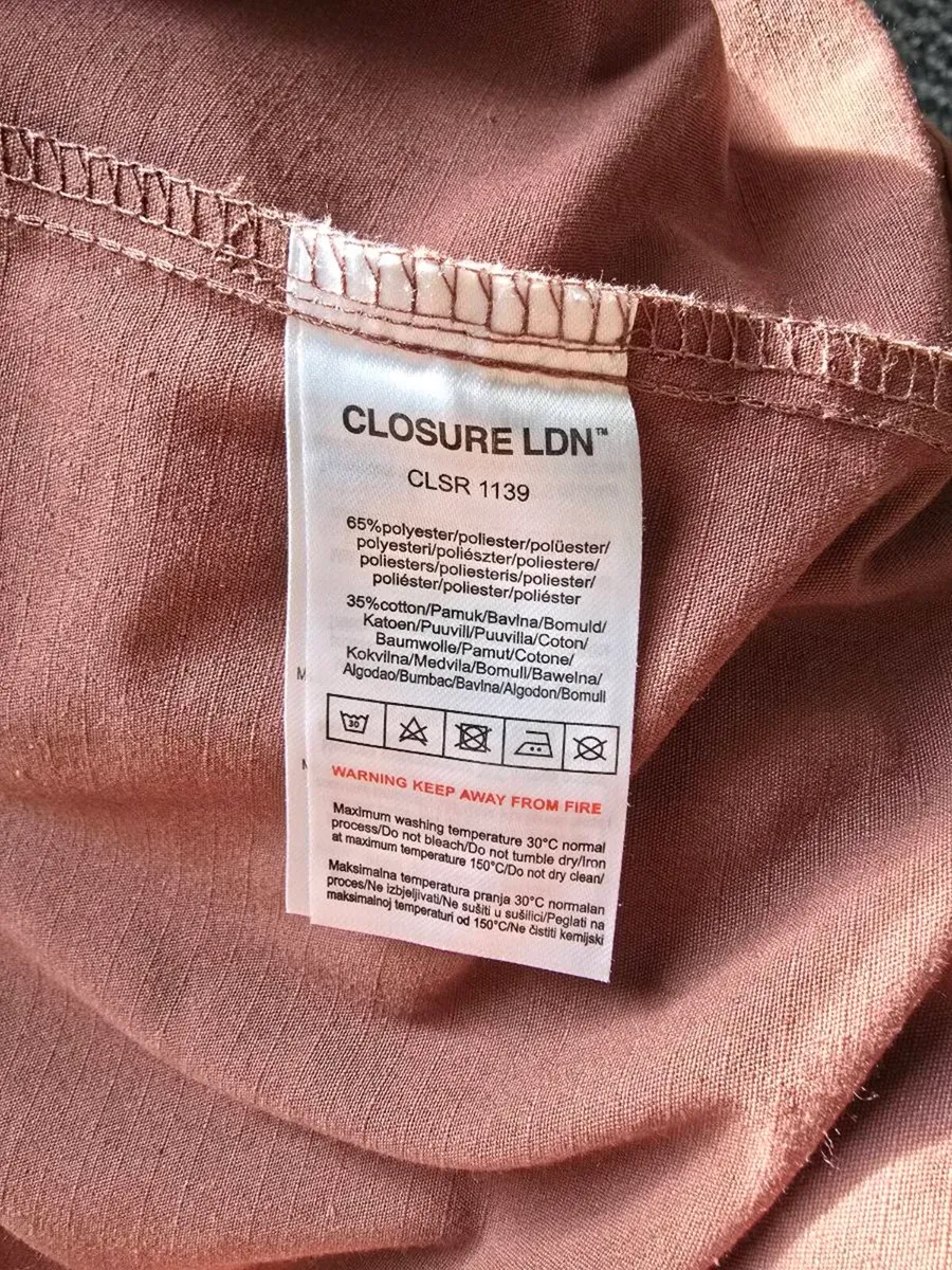 Closure LDN Dusty Rose Utility Jacket – XS Streetw - Image 4