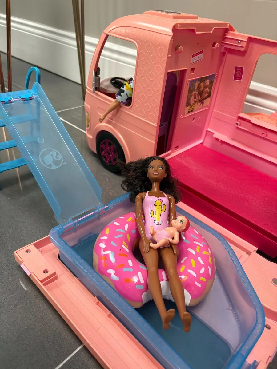 Barbie Campervan, Helicopter and Car - Image 4