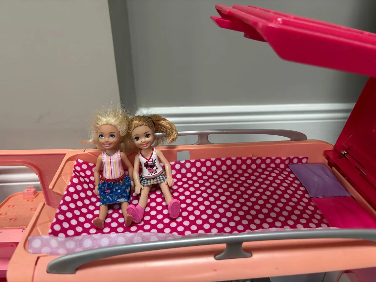 Barbie Campervan, Helicopter and Car - Image 2