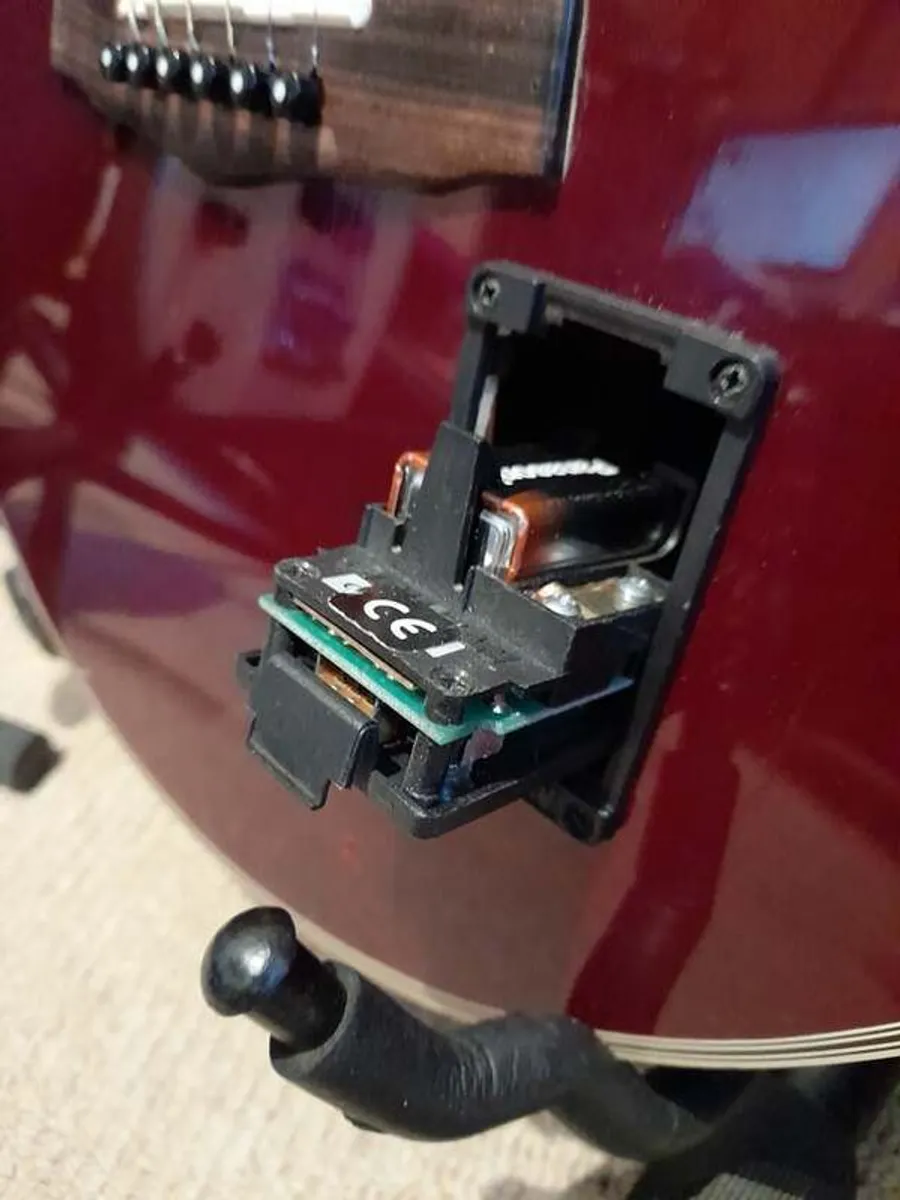 Ibanez AE500 1990 Cherry Red - Image 2