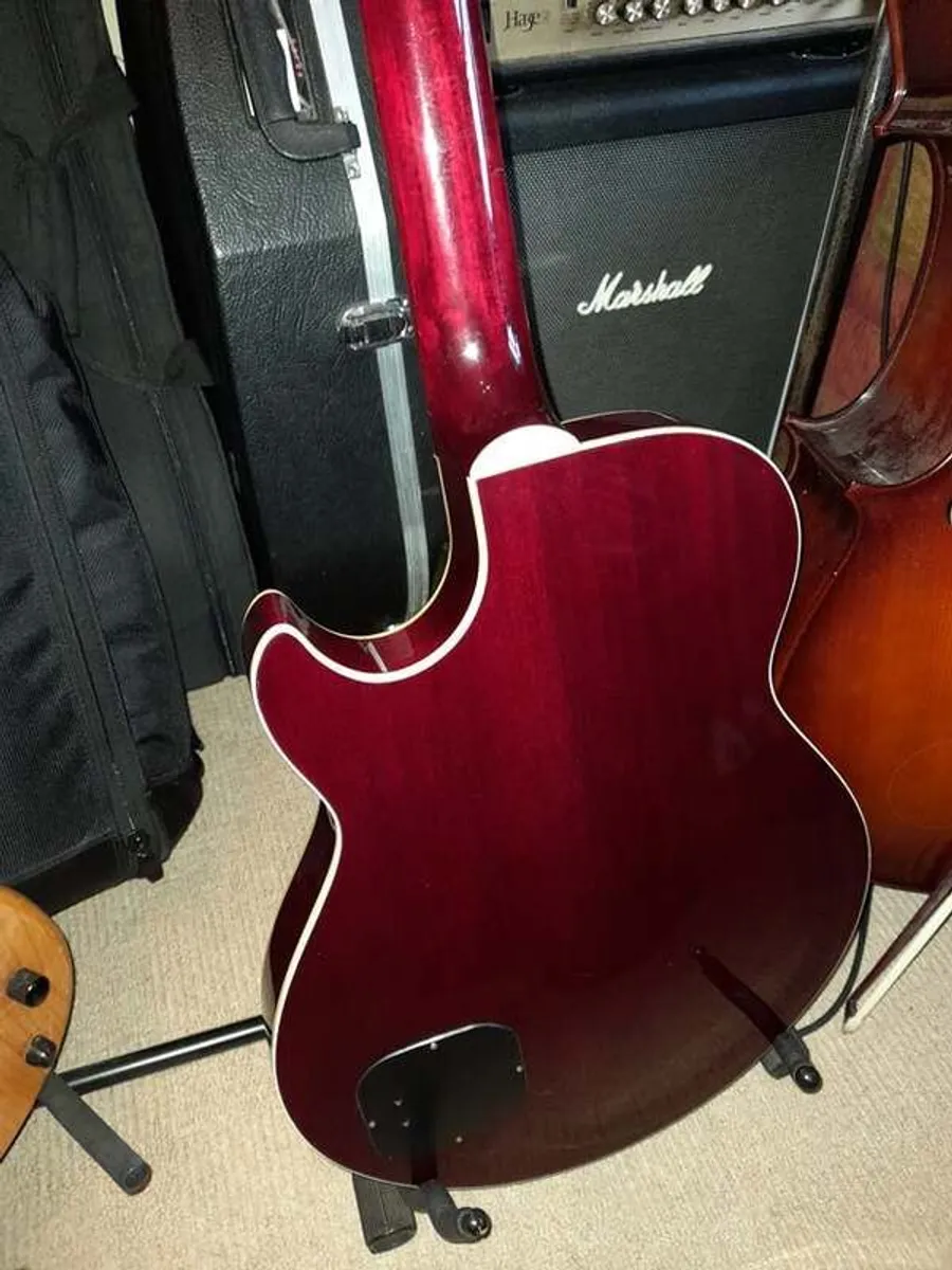 Ibanez AE500 1990 Cherry Red - Image 4