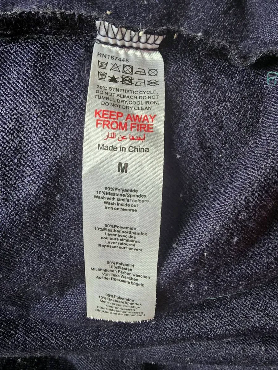 Navy Zip Bomber Jacket - Image 4