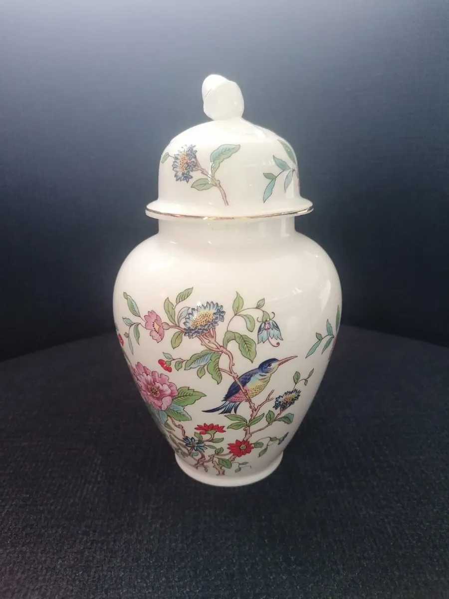 Aynsley "Pembroke" Fine Bone China Ginger Jar - Image 1