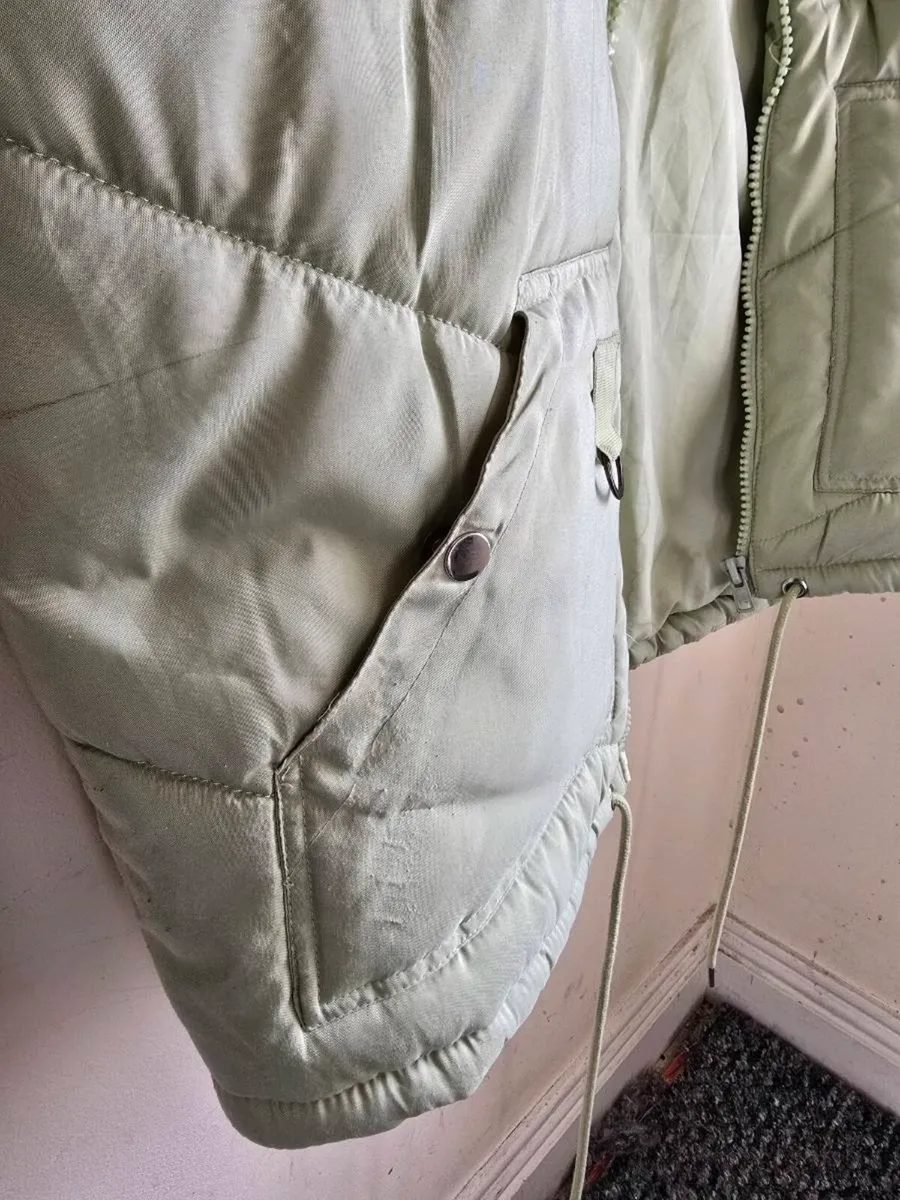 Sage green puffer gilet - Image 4