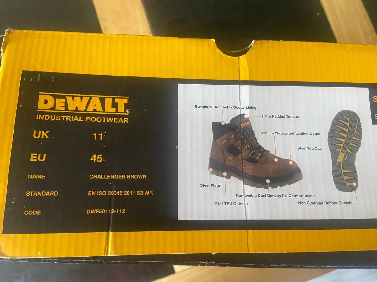 DEWALT Brown Challenger Boots - Image 3