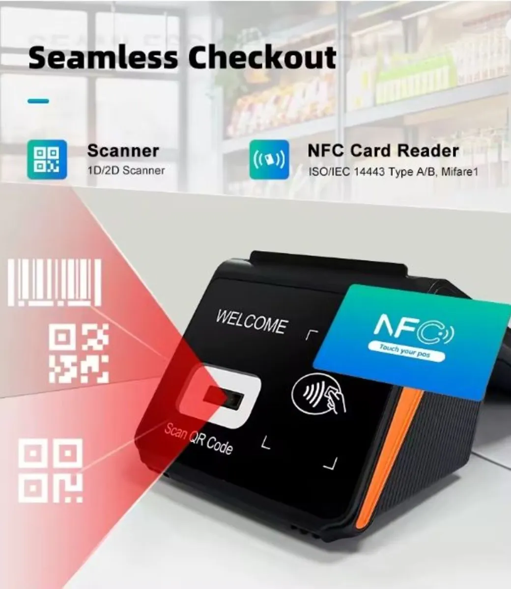 8 Inch Touchscreen Mini POS System - Image 2