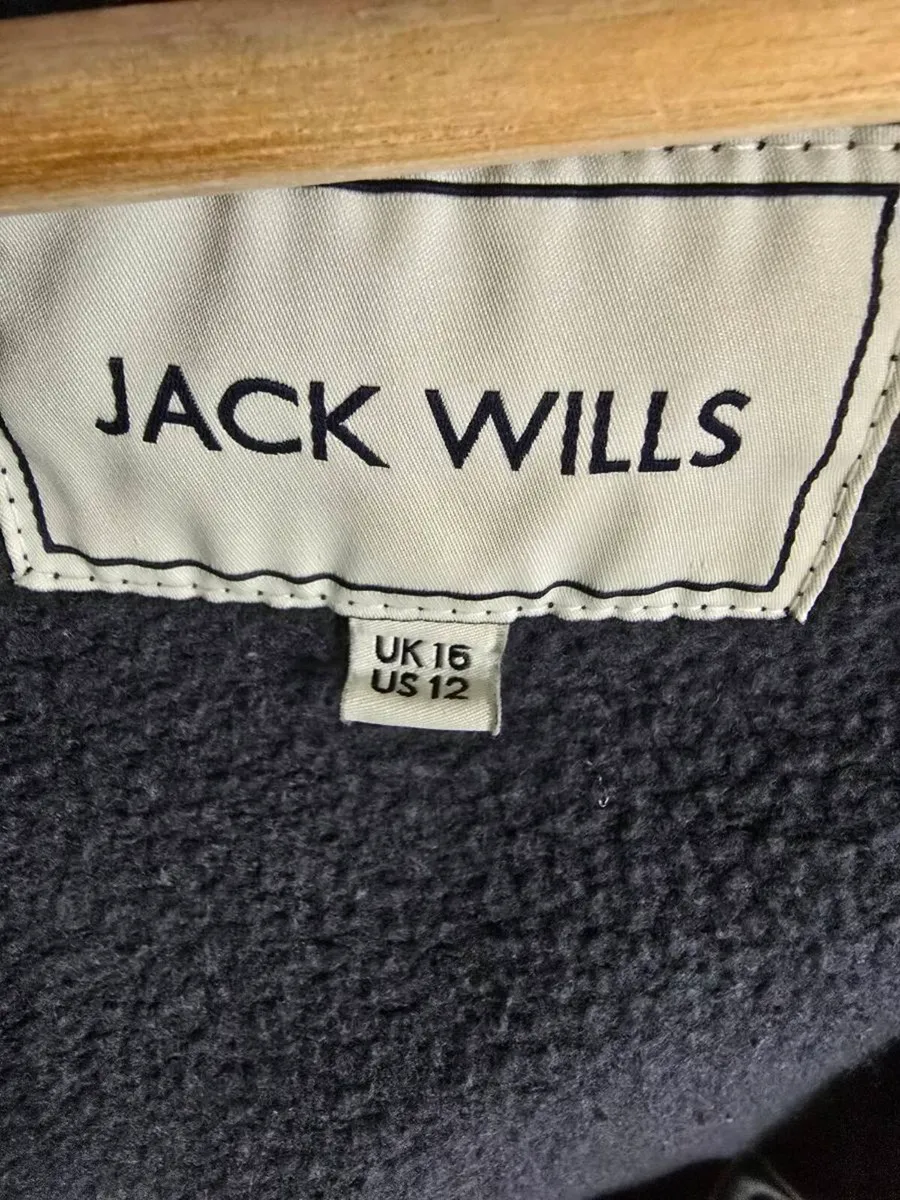 Jack Wills Navy Zip Hoodie - Image 3