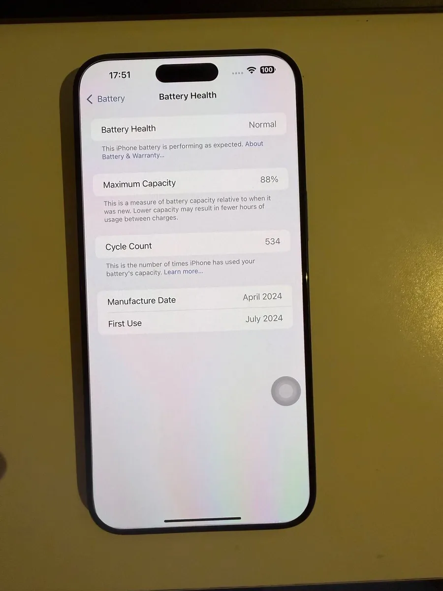 iPhone15 Promax 256GB Blue for sale! - Image 2