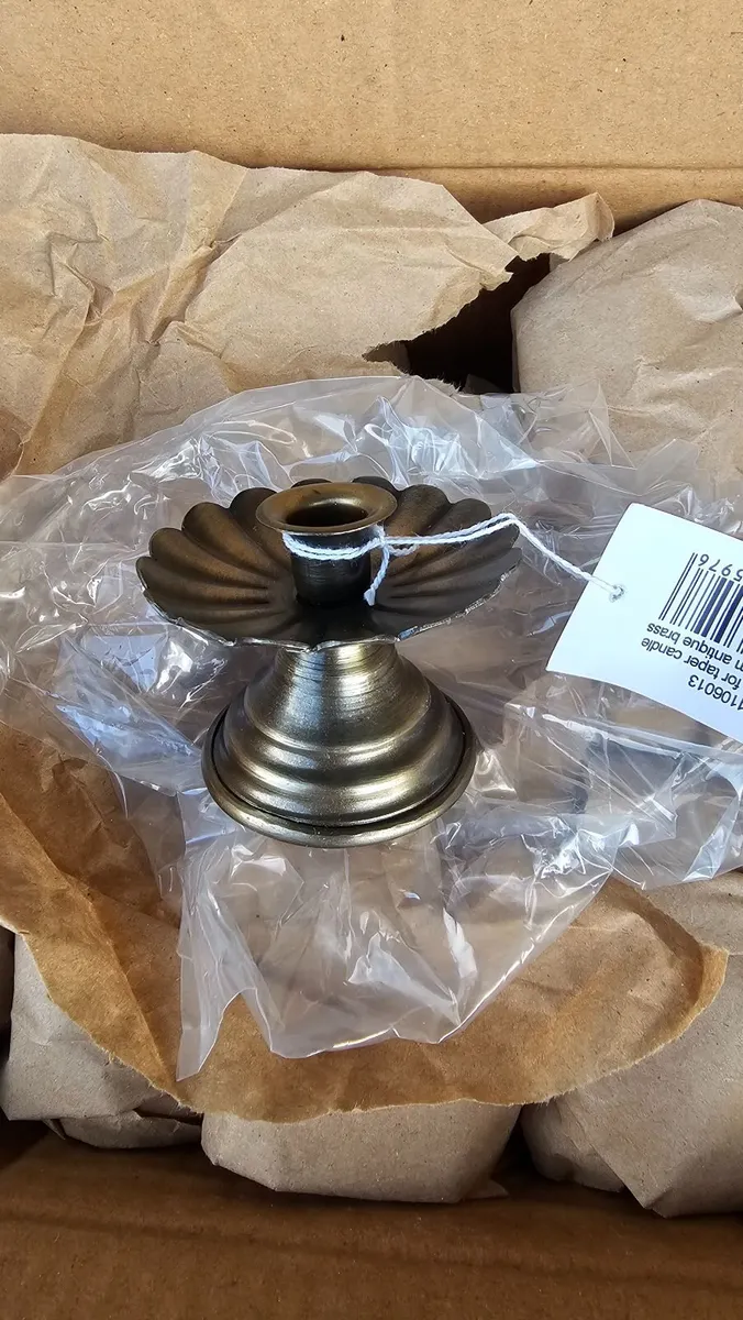 23 Brass Candle Holders - Image 3