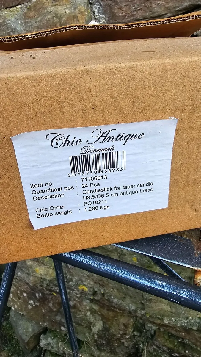 23 Brass Candle Holders - Image 4