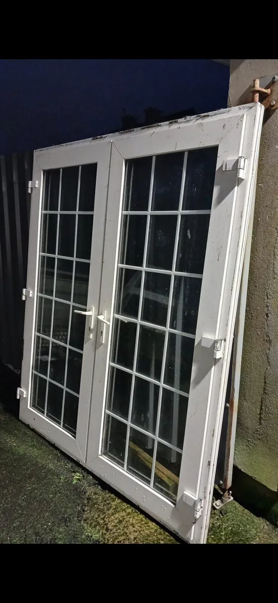 PVC Georgian Double French Doors