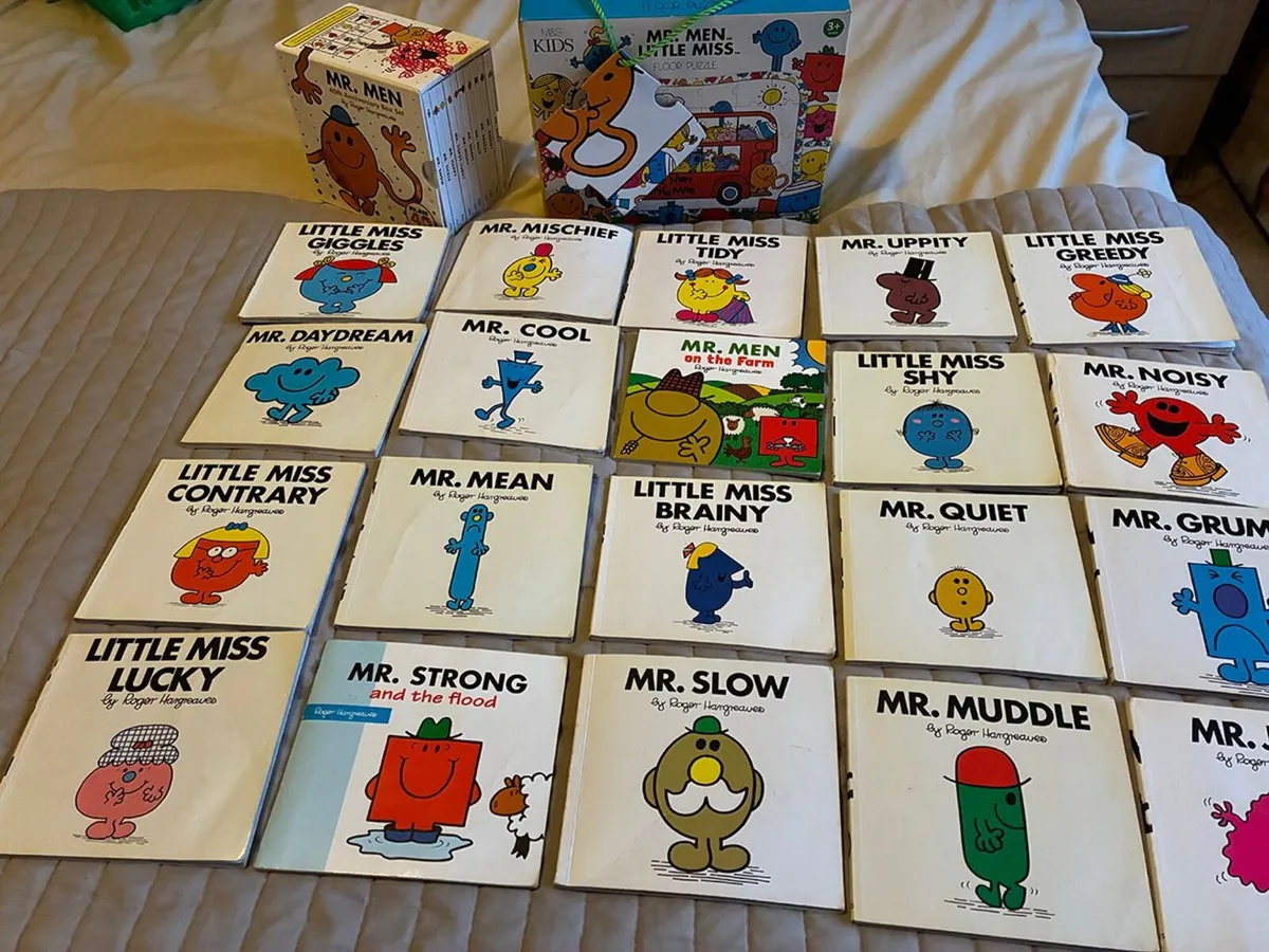 Mr Men books & puzzle bundle - Image 1