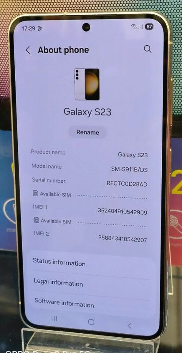 Samsung S23 128GB Dual Sim Unlocked Like New - Image 3