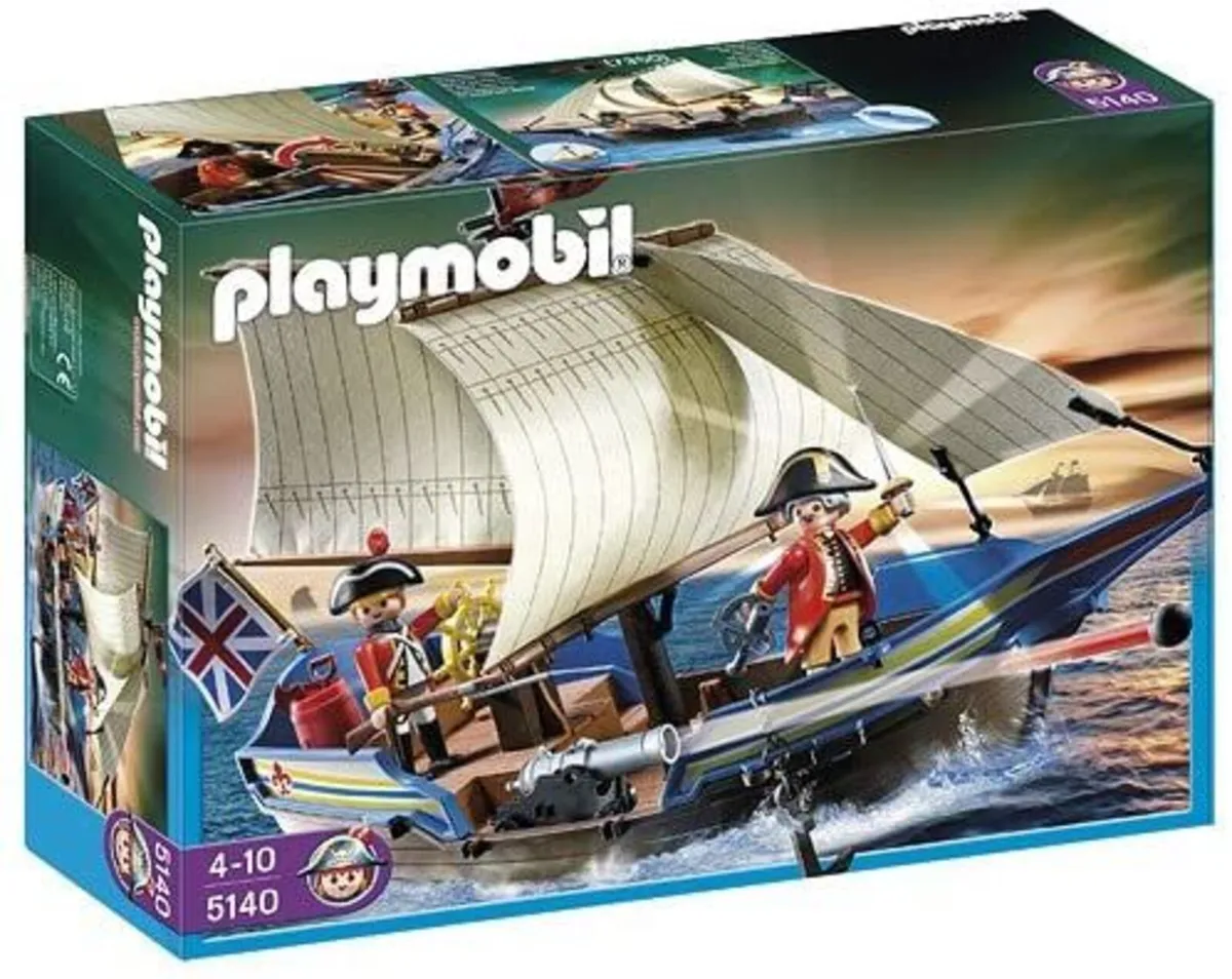 New: Playmobil Pirates Redcoat Battleship 5140