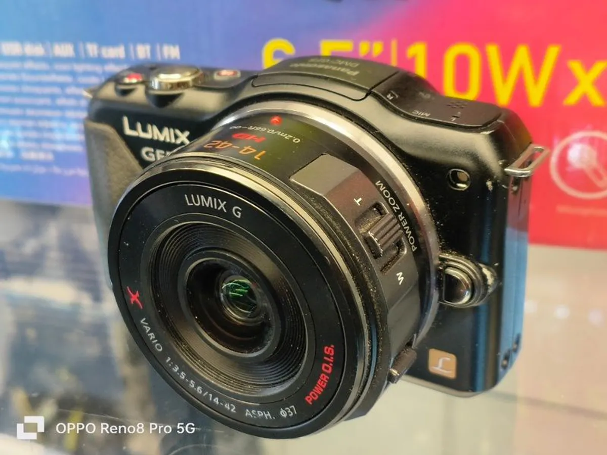 Touch Screen Panasonic LUMIX DMC-GF5K 12.1MP Digital Camera w/ 14-42mm Lens with Intelligent Auto (iA) - Image 3