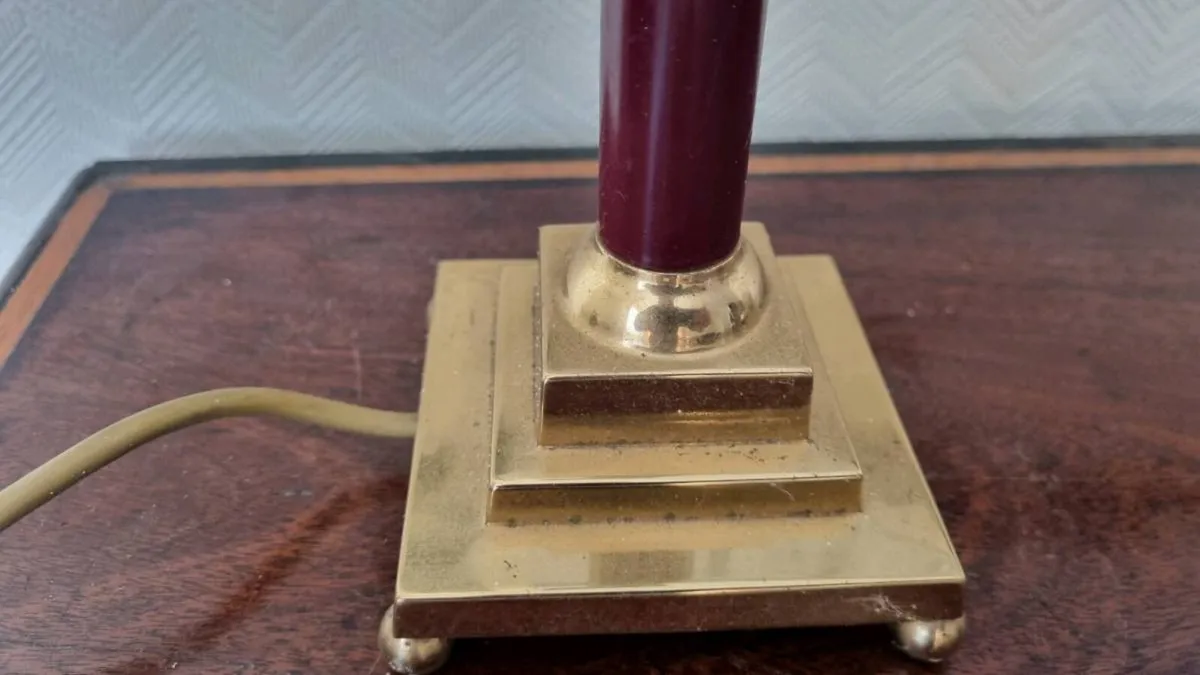 Brass Table Lamp - Image 3