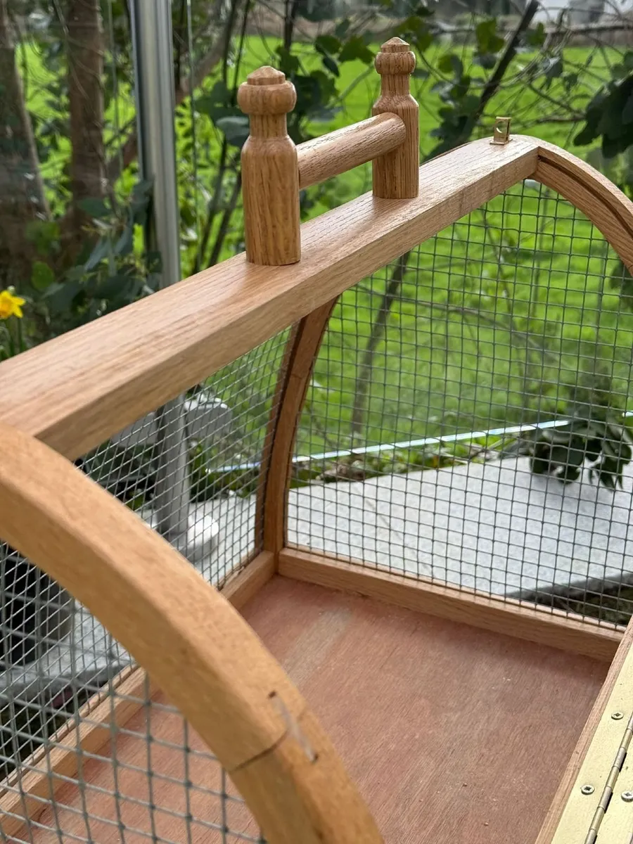 Handcrafted Oak Show Cage - Image 3