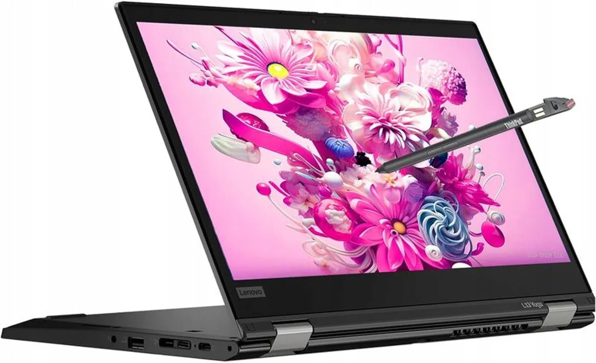Lenovo ThinkPad L13 Yoga Laptop 2 in 1 i5-10310U (10th Gen) 16GB RAM, 256GB SSD Windows 11 Pro Convertible TOUCHSCREEN with Pen - Image 1