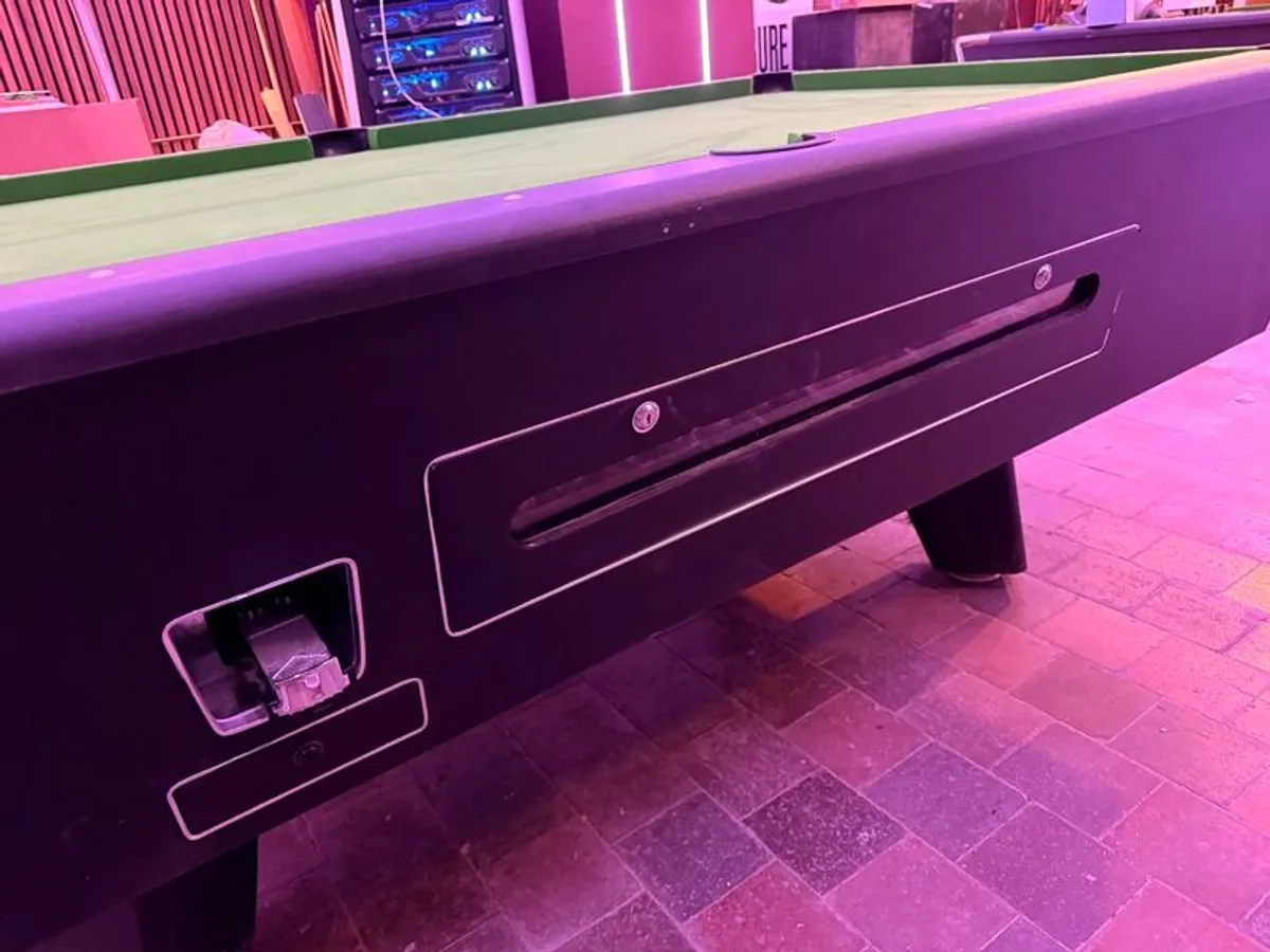 8ft Coin-Operated Pool Table New - Image 1