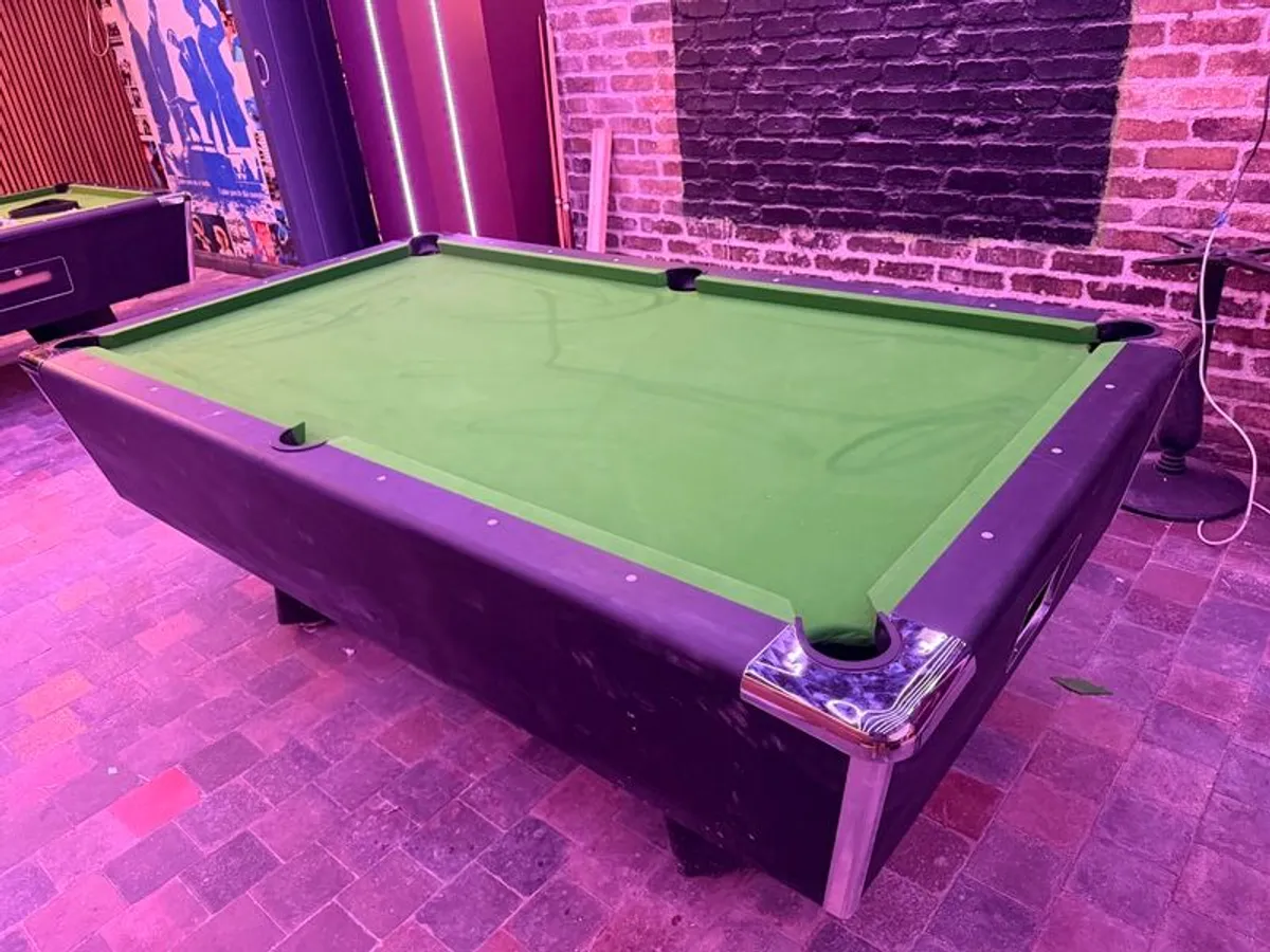8ft Coin-Operated Pool Table New - Image 2