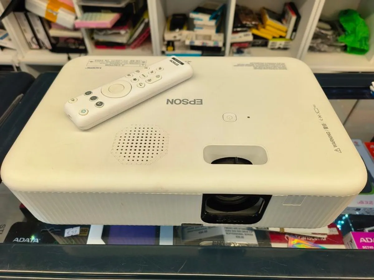 EPSON CO-FH02 3,000 Lumens Full-HD 3LCD 1080p Projector with Remote Controller (Lamp Hours: Zero)/ Used - Image 3