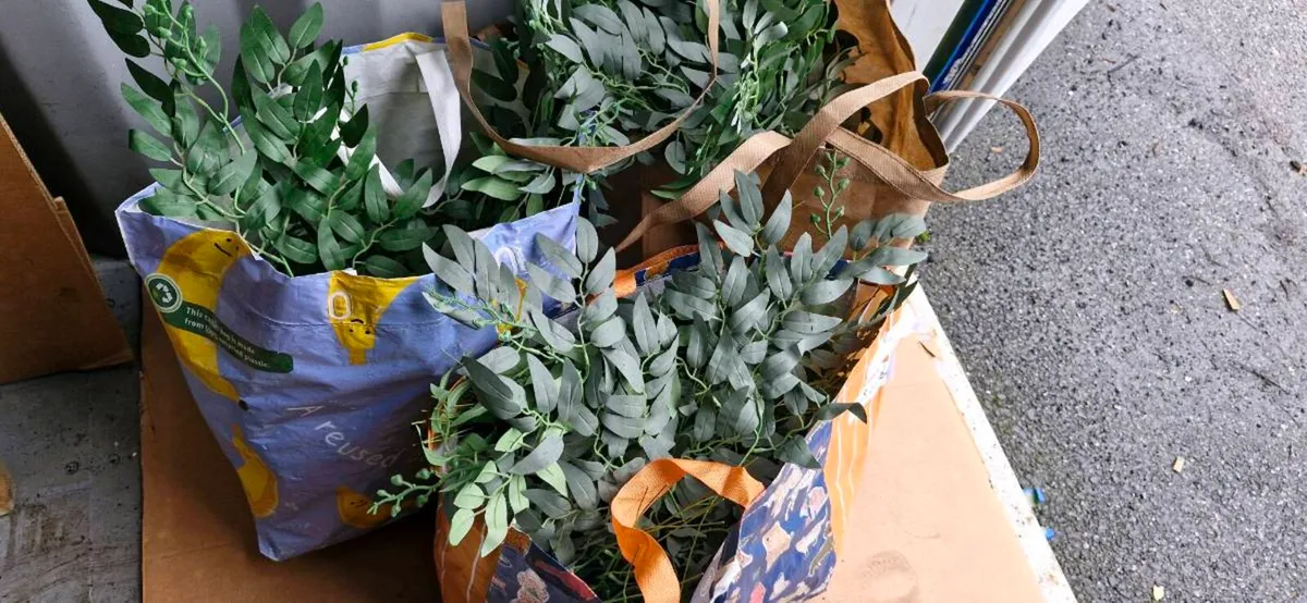 Assorted Faux Real touch flowers and greenery - Image 4