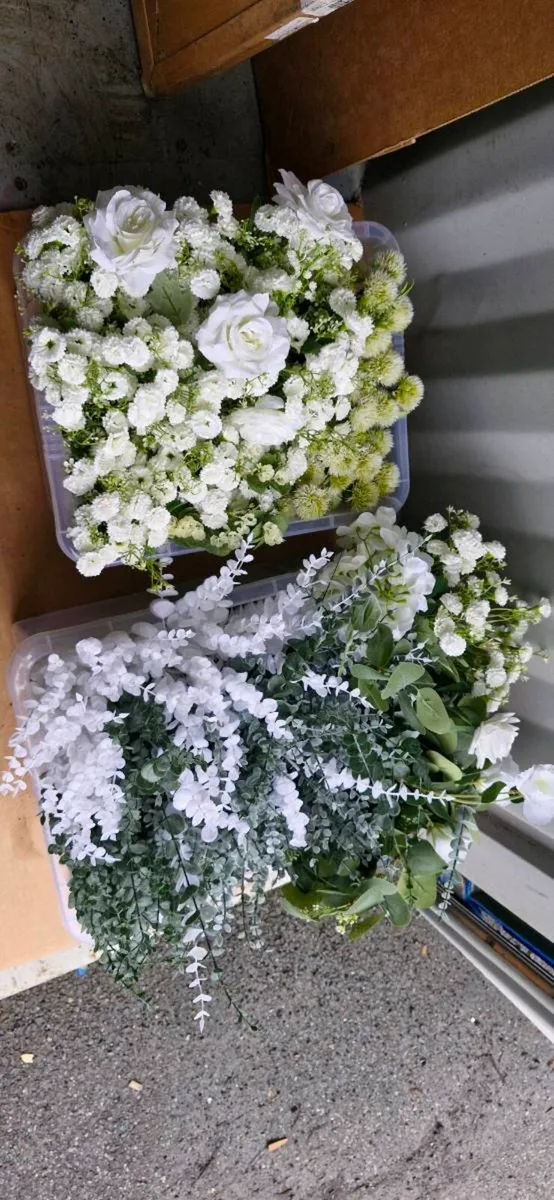 Assorted Faux Real touch flowers and greenery - Image 2