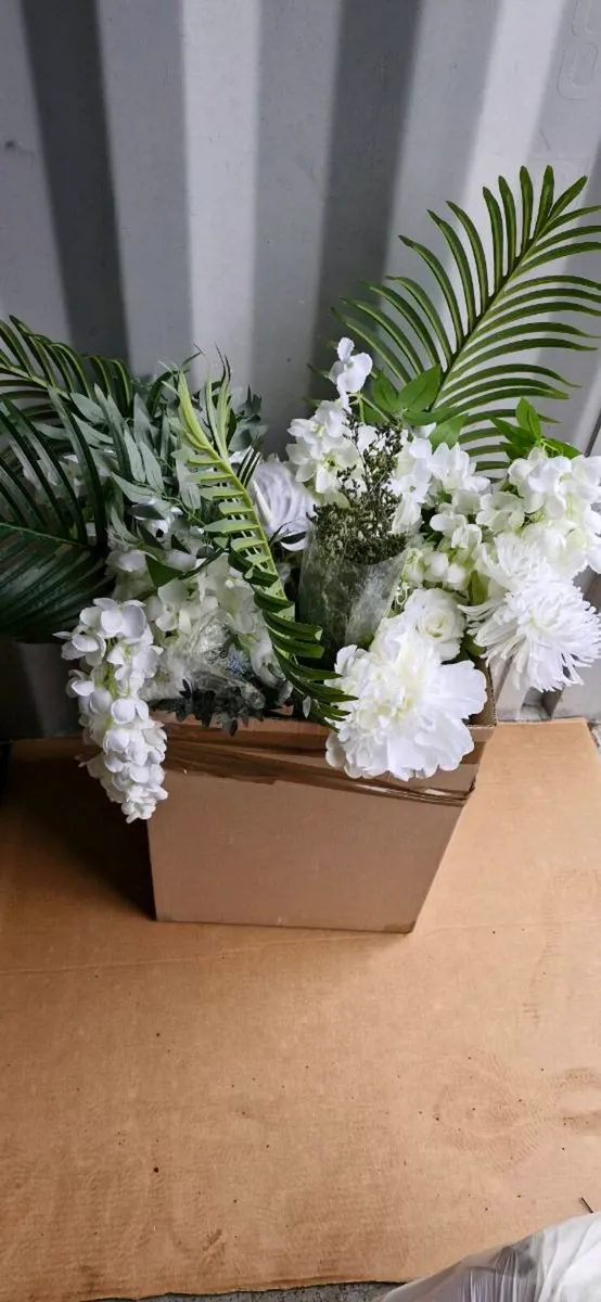 Assorted Faux Real touch flowers and greenery - Image 3