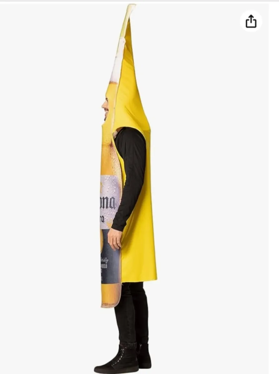 2 Corona extra adult costume worn once . - Image 3