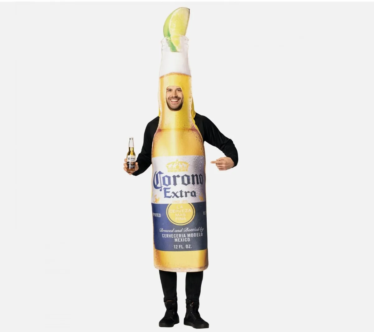 2 Corona extra adult costume worn once . - Image 4