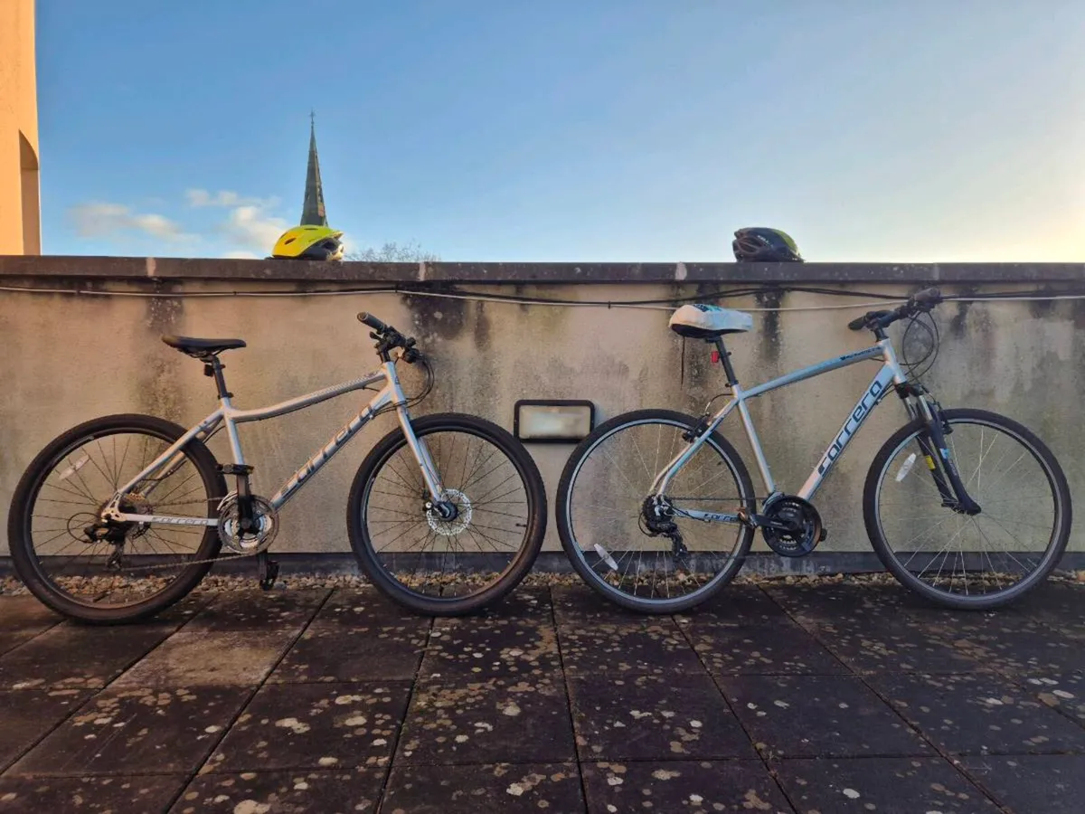 Hybrid Carrera Bikes x2 - Image 1