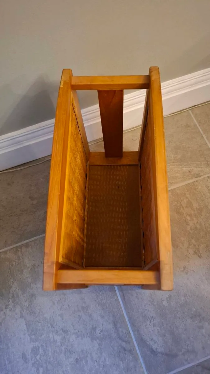 Wooden Magazine Rack - Image 2