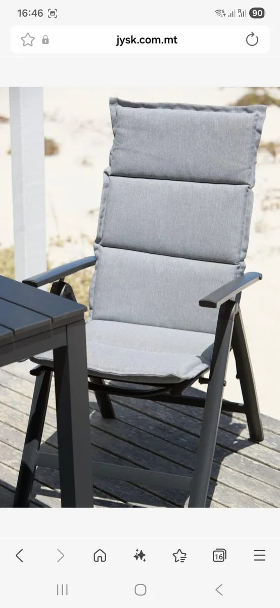 2x new garden chairs - Image 2