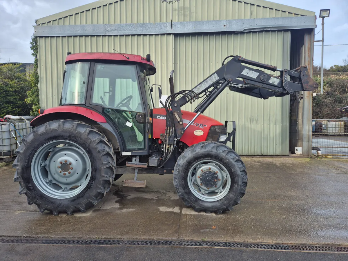 CASE JX 95 & FRONT LOADER. - Image 1