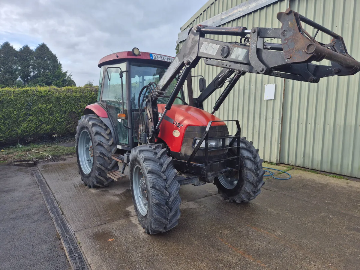 CASE JX 95 & FRONT LOADER. - Image 4
