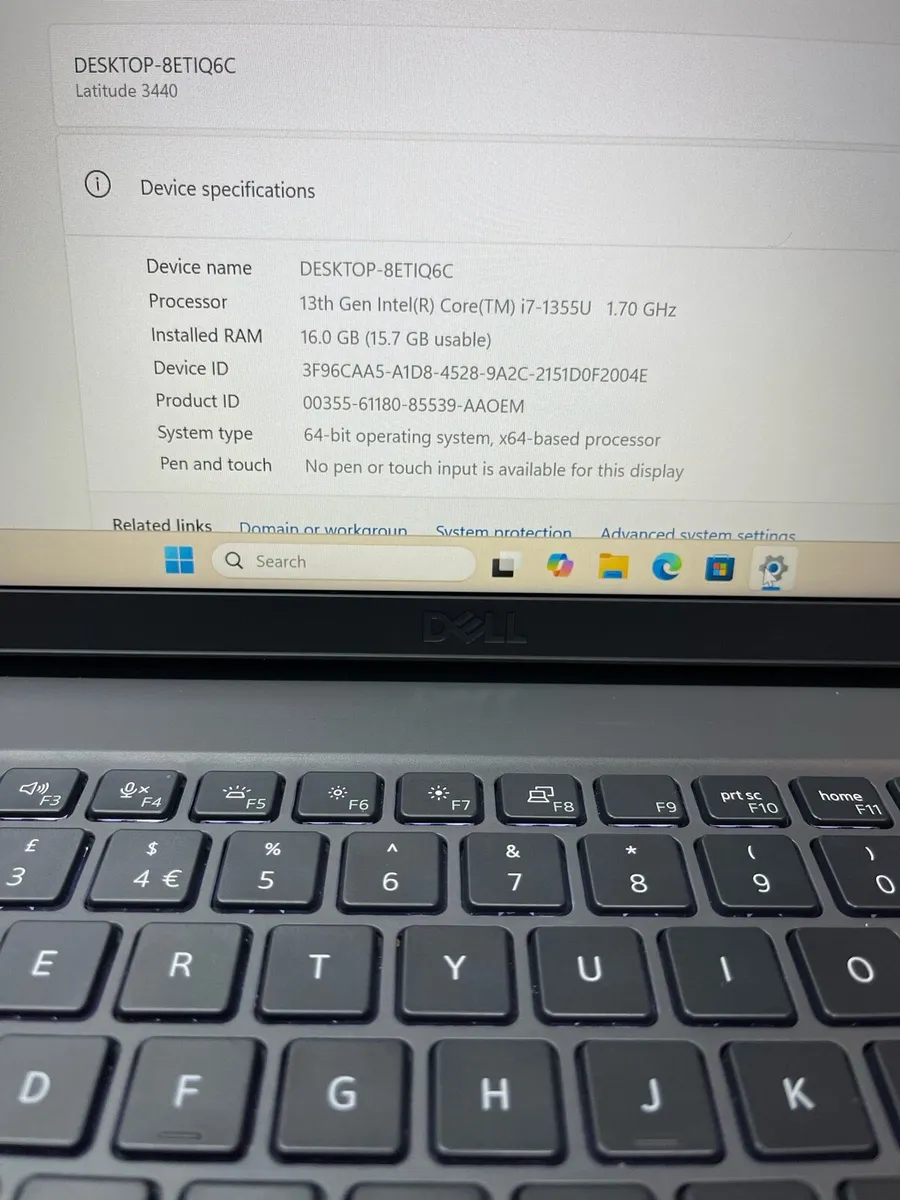 Dell Laptop i7 pro 16/512 Windows 11 pro - Image 4
