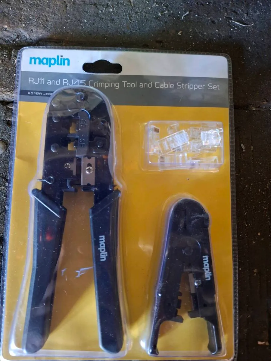 RJ11 &RJ45 crimping tool &wire stripper - Image 1