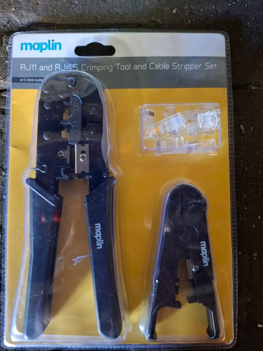 RJ11 &RJ45 crimping tool &wire stripper - Image 2