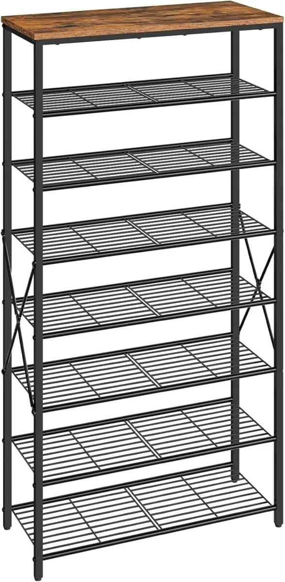Shoe Rack Tall 8-Tier Racks Storage Large - Image 1