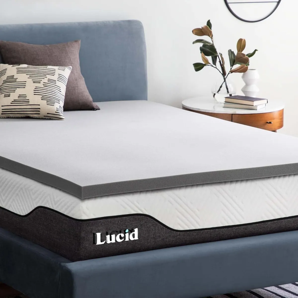 5 cm Bamboo Charcoal Memory Foam Mattress Topper - Image 3