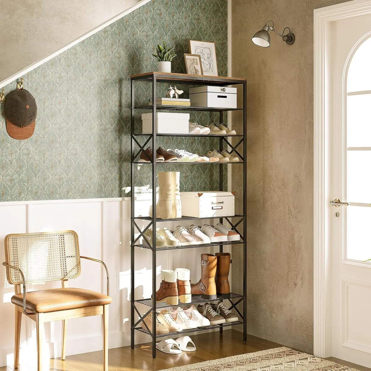 10-Tier Shoe Rack Tall Shelf for 40 Pairs of - Image 2