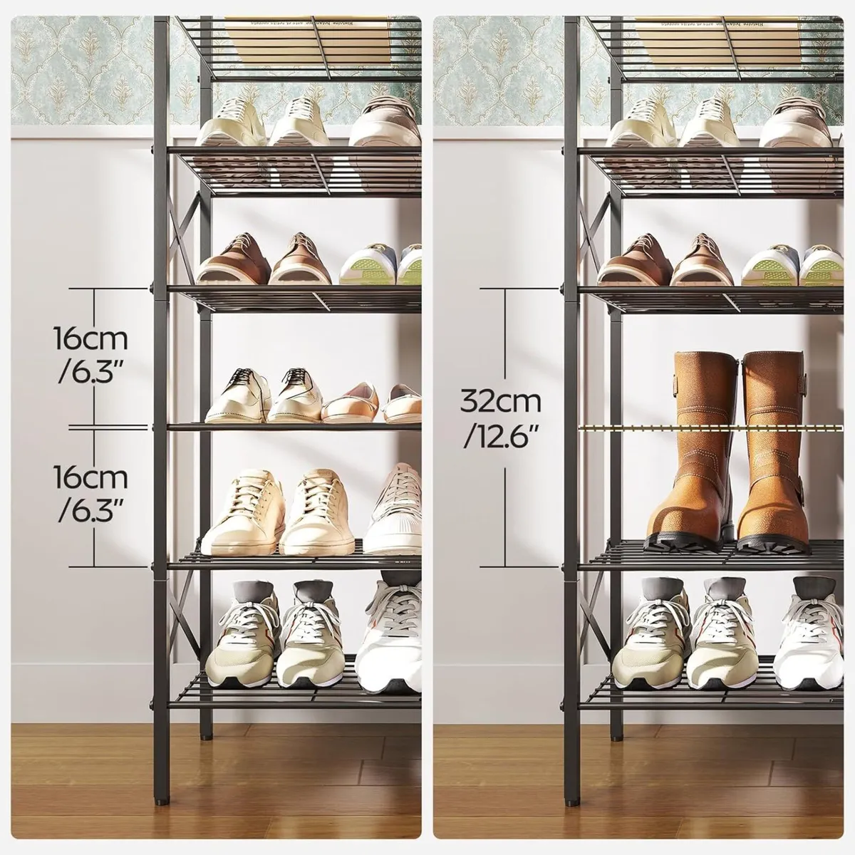 10-Tier Shoe Rack Tall Shelf for 40 Pairs of - Image 3